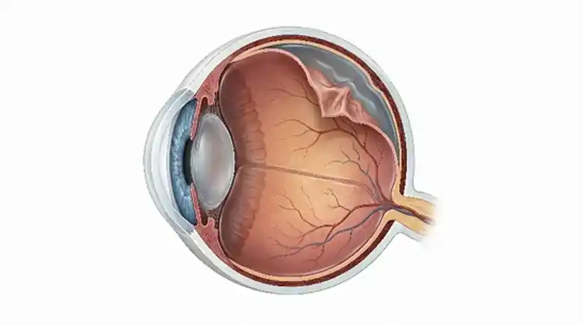 Retinal Detachment Diagram